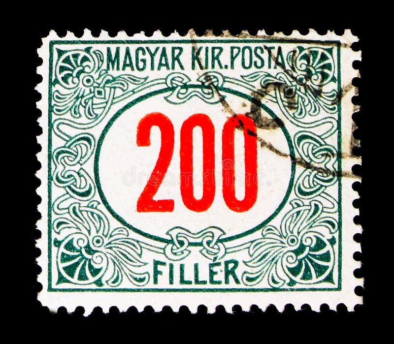 ½ do ¿ de Kir Postaï do Magiar do ½ do ¿ do ï da inscrição, serie devido do porte postal, cerca de 1920 foto de stock royalty free ½ do ¿ de Kir Postaï do Magiar do ½ do ¿ do ï da inscrição, serie devido do porte postal, cerca de 1920 foto de stock royalty free