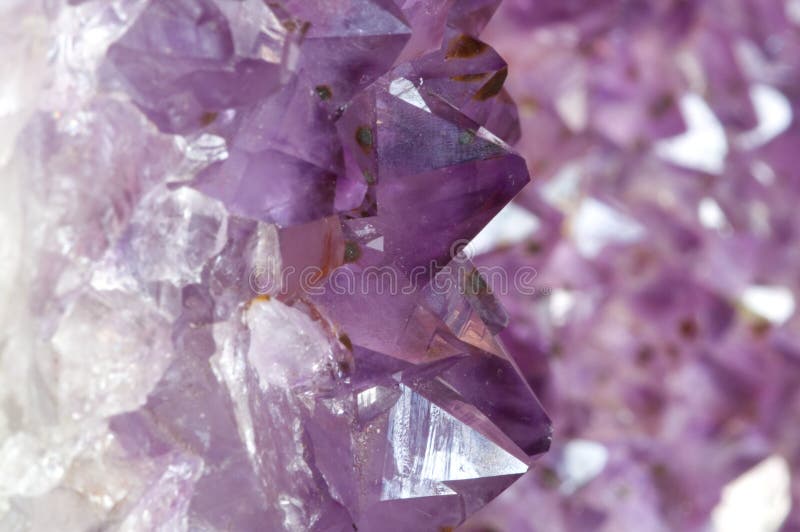 À l'intérieur d'un Geode Amethyst 1 photographie stock libre de droits À l'intérieur d'un Geode Amethyst 1 photographie stock libre de droits