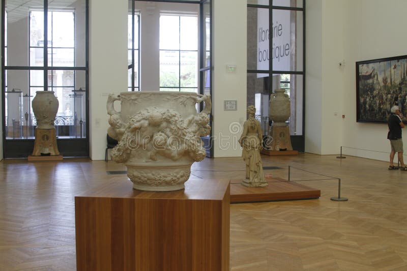 À l'intérieur du musée, Frances de Paris. Musée intérieur dans des Frances de Paris
