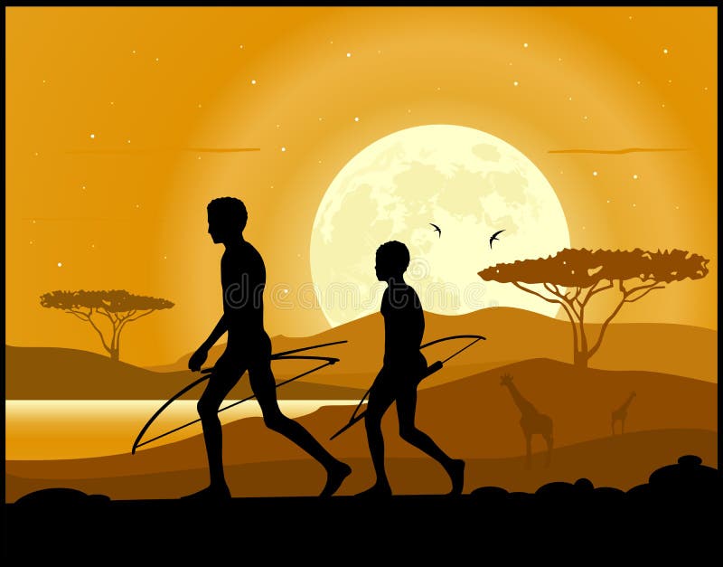 África ilustração stock