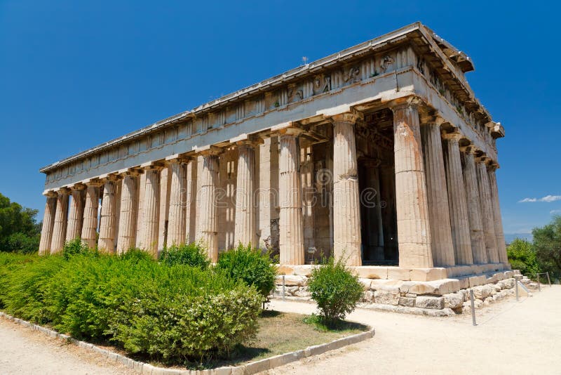 Ágora antiguo en Atenas foto de archivo libre de regalías Ágora antiguo en Atenas foto de archivo libre de regalías