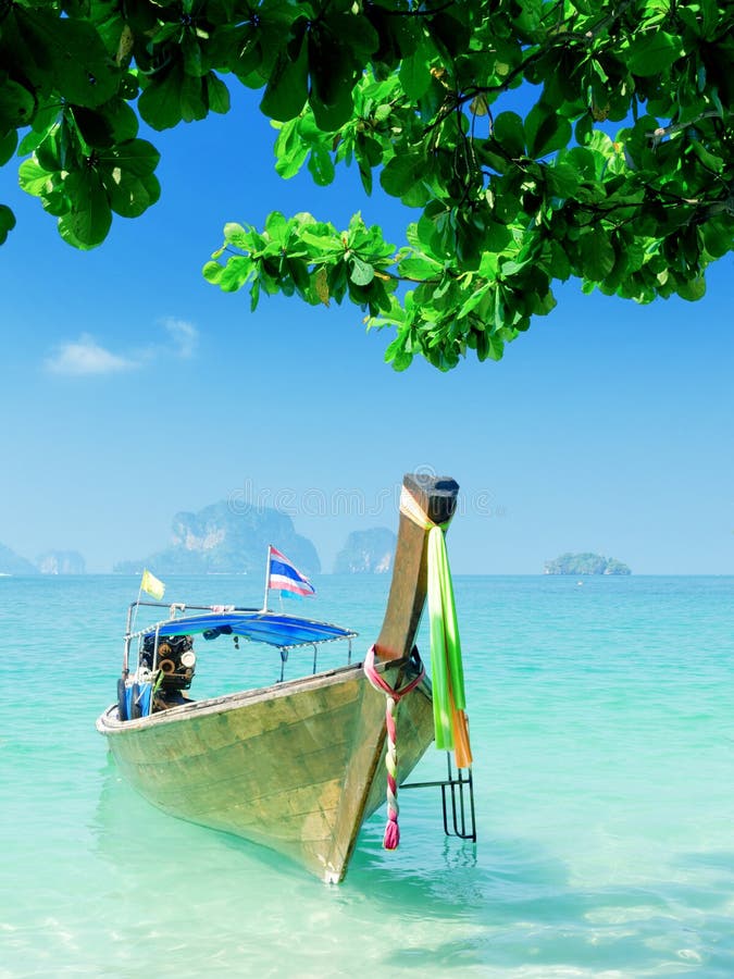 Clear water and blue sky. Krabi province, Thailand. Clear water and blue sky. Krabi province, Thailand.