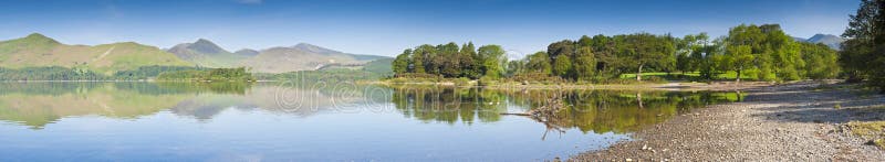 Água de Derwent, distrito do lago, Reino Unido imagens de stock royalty free Água de Derwent, distrito do lago, Reino Unido imagens de stock royalty free