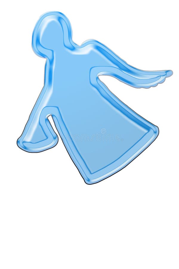 Ángel azul libre illustration Ángel azul libre illustration