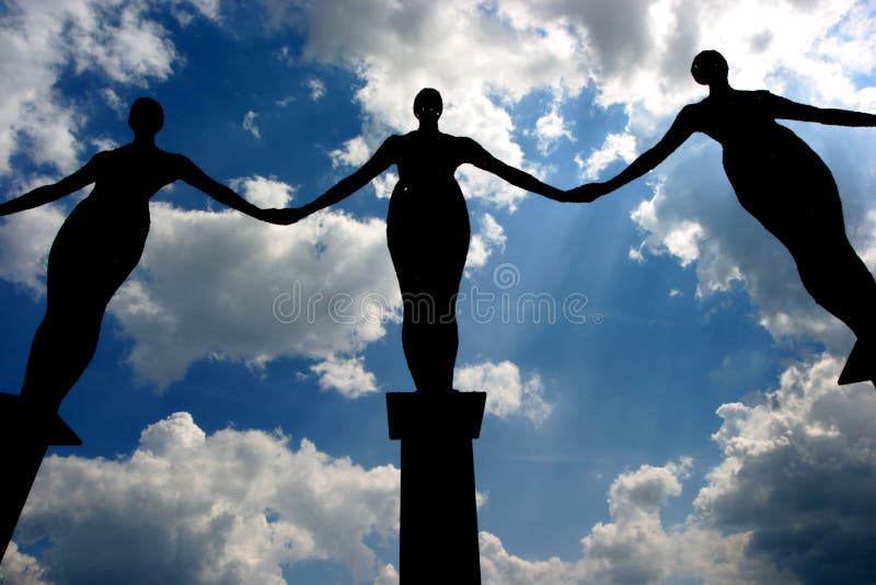 Ángeles. Parte de una estatua del? ángel 5?. silueteado contra un cielo espectacular y las vigas de la luz del sol (era muy afortunado! ). Las estatuas son un poco wireframe así que algunos puntos de la demostración ligera a través de ellos en lugares. Pueden ser quitadas fácilmente en caso de necesidad.