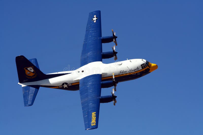 Ángeles azules C-130 \ imagen de archivo libre de regalías Ángeles azules C-130 \ imagen de archivo libre de regalías