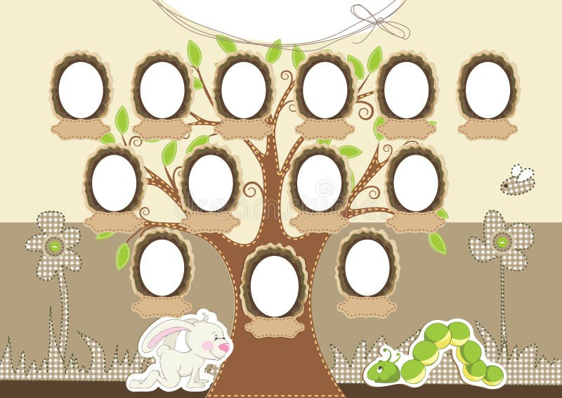 Árbol de familia ilustración del vector Árbol de familia ilustración del vector