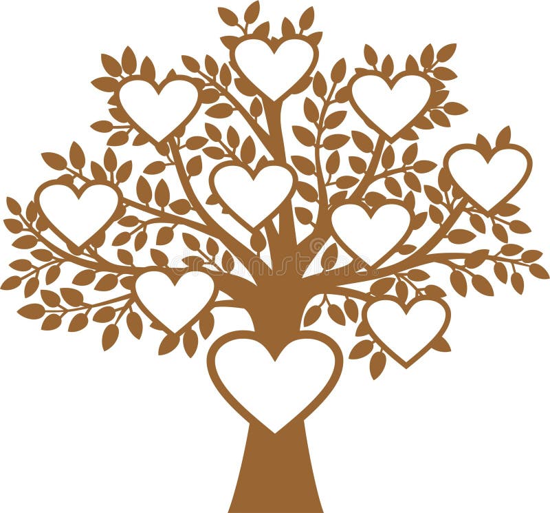 Árbol de familia stock de ilustración Árbol de familia stock de ilustración