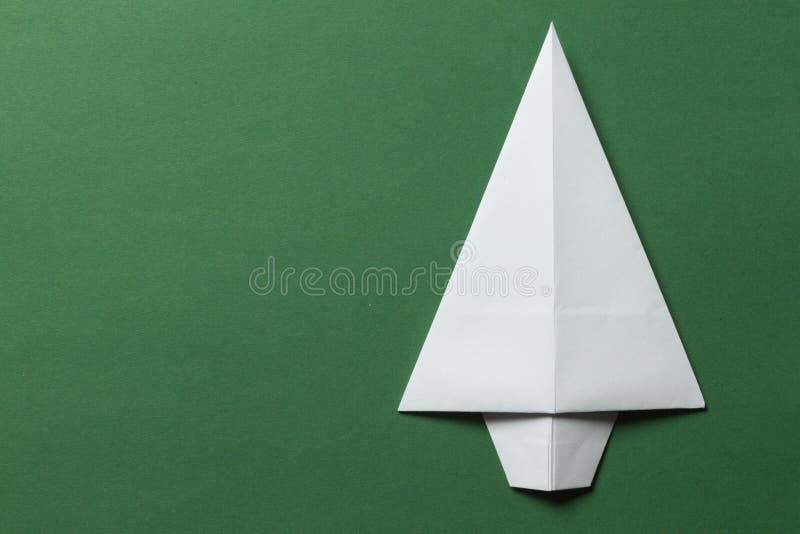 Árbol de los christams de la papiroflexia fotografía de archivo Árbol de los christams de la papiroflexia fotografía de archivo