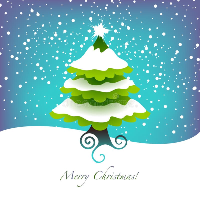 Árbol de navidad libre illustration