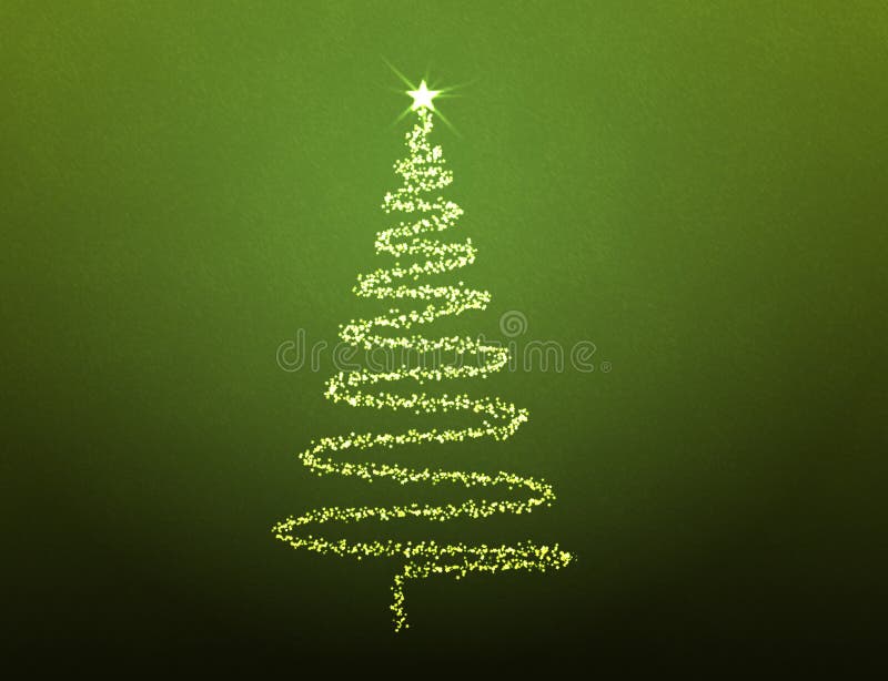 Árbol de navidad ilustrado stock de ilustración Árbol de navidad ilustrado stock de ilustración