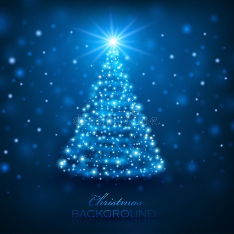 Árbol de navidad mágico libre illustration
