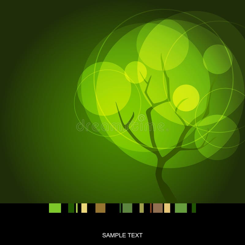 Árbol de verano libre illustration