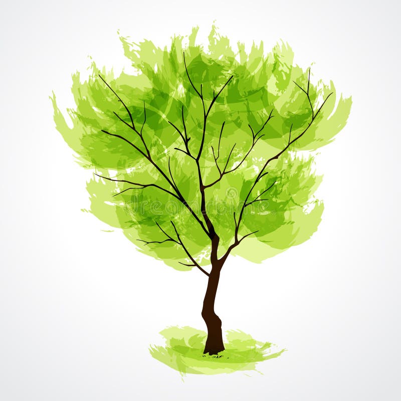 Árbol de verano libre illustration