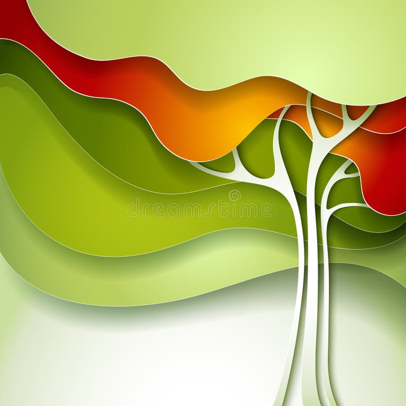 Árbol de verano libre illustration