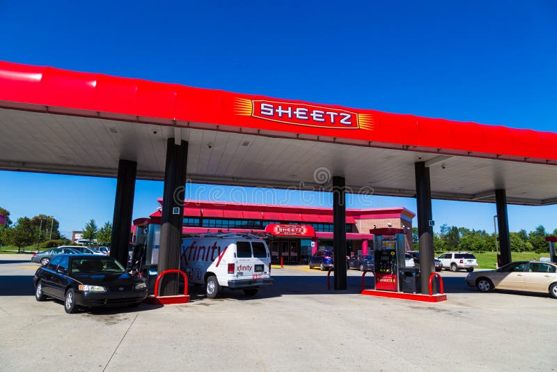 Precios De La Gasolina Del Witth De La Muestra De La Tienda De Sheetz