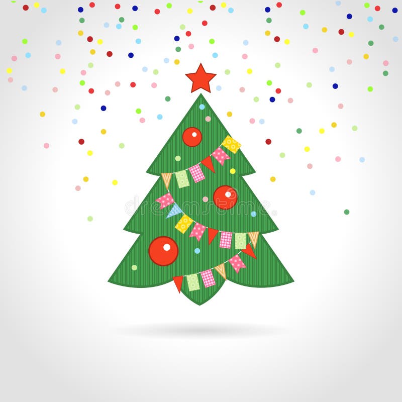 Árvore de Natal ilustração do vetor Árvore de Natal ilustração do vetor