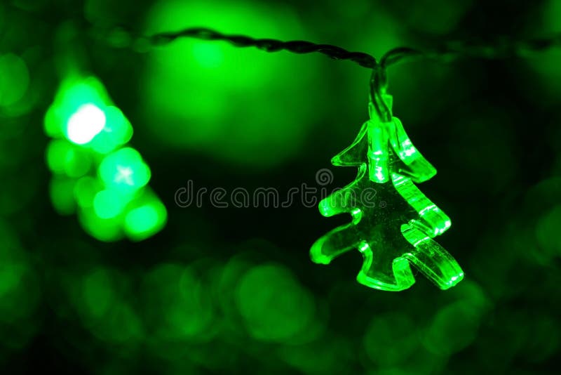 Árvore de Natal iluminada fotos de stock royalty free