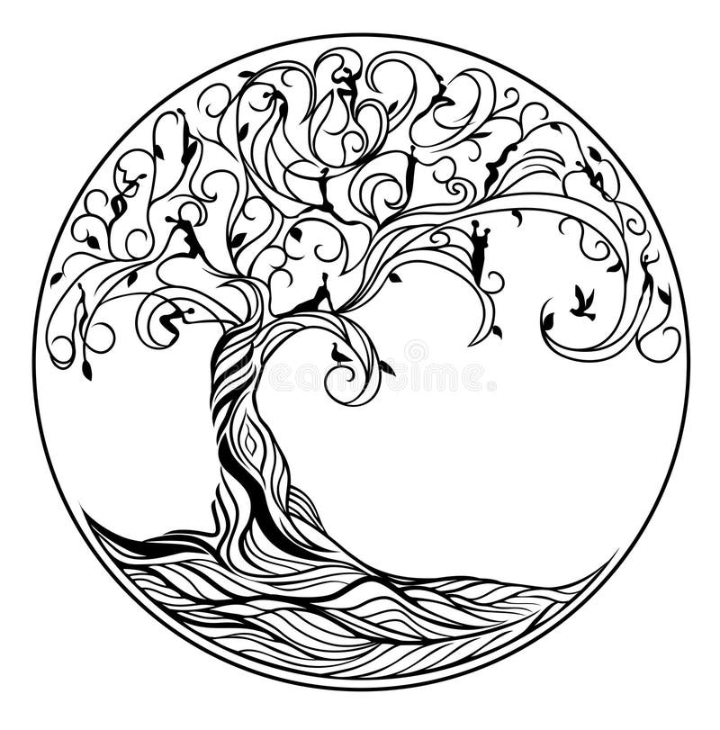 Árvore de vida ilustração royalty free Árvore de vida ilustração royalty free