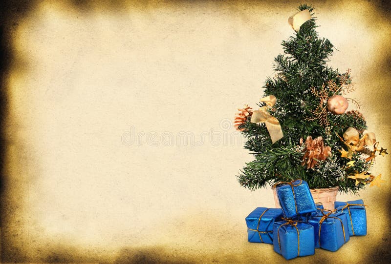 Árvore e presentes de Natal imagem de stock Árvore e presentes de Natal imagem de stock