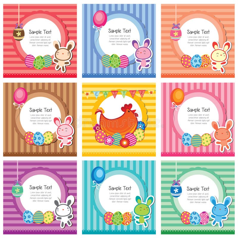 Cute easter cards