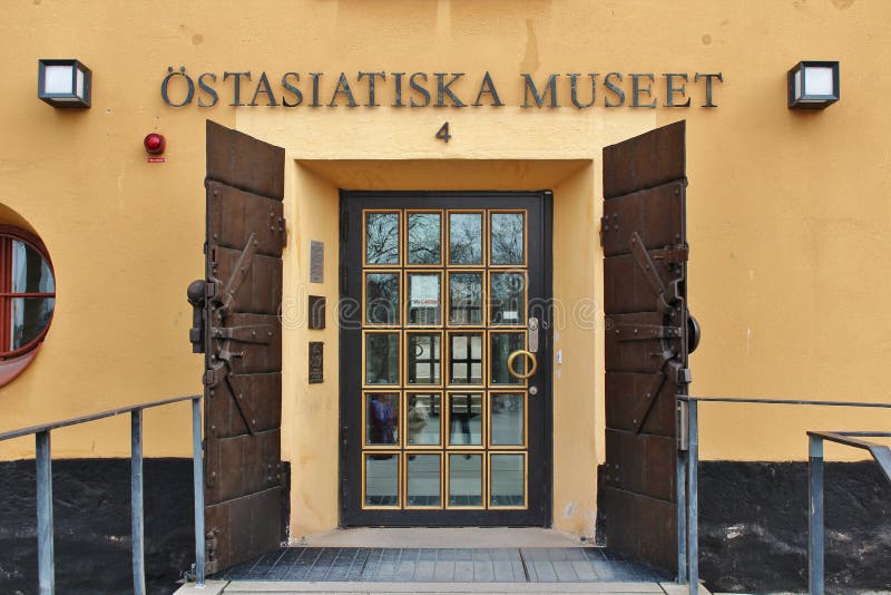 Ã-Stasiatiska museet, Stockholm stock afbeeldingen