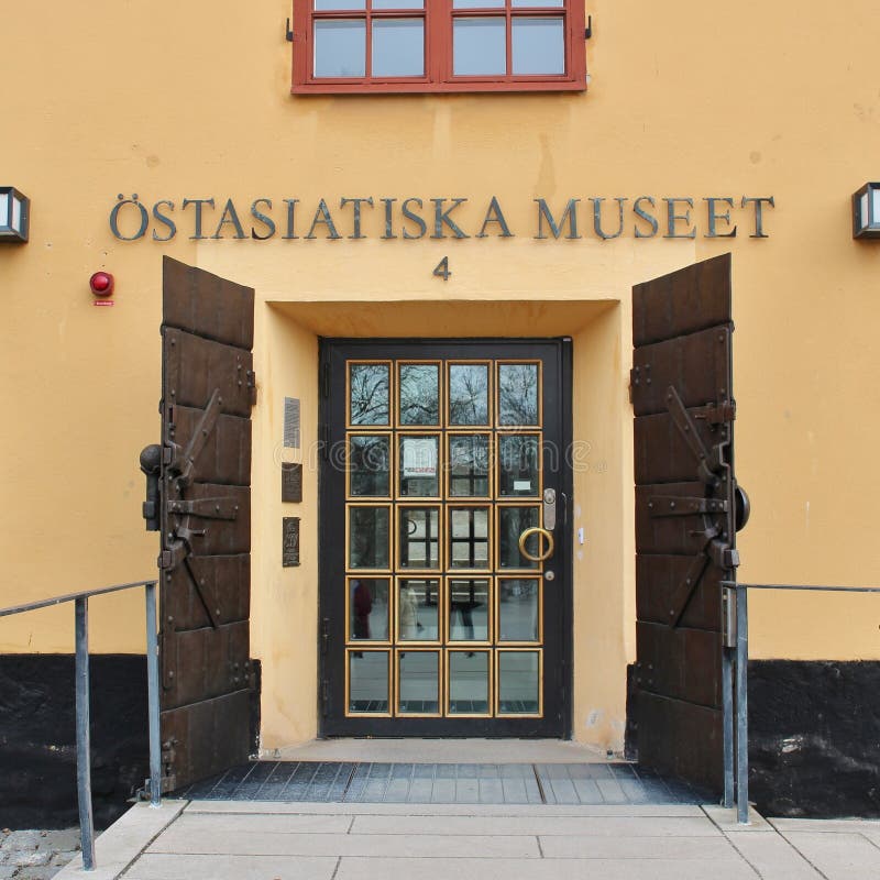 Oosters Aziatisch Museum, Stockholm stock afbeeldingen
