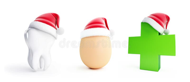 Ägg tand, medicinsk crossanta hatt på en vit illustration för bakgrund 3D royaltyfri illustrationer Ägg tand, medicinsk crossanta hatt på en vit illustration för bakgrund 3D royaltyfri illustrationer