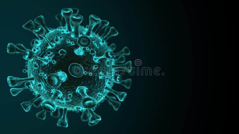 Ärzte Coronavirus Animation der nahtlosen Nahaufnahme 3d