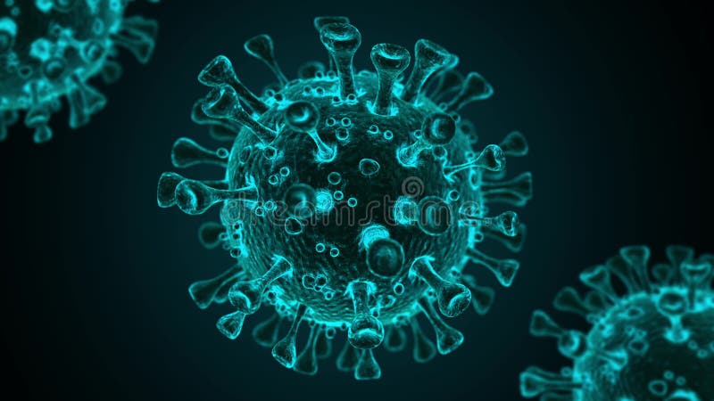 Ärzte Coronavirus Animation der nahtlosen Nahaufnahme 3d