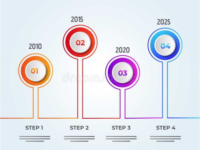 Årliga infographic beståndsdelar för tillväxt- eller framgångbegrepp stock illustrationer Årliga infographic beståndsdelar för tillväxt- eller framgångbegrepp stock illustrationer
