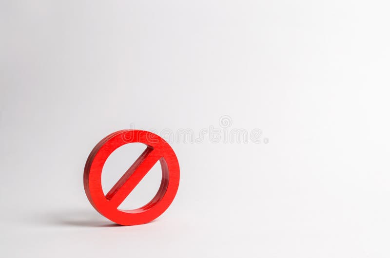 Żadny znak lub Żadny symbol minimalista Pojęcie prohibicja i ograniczenie Cenzura, kontrola nad internetem obraz royalty free Żadny znak lub Żadny symbol minimalista Pojęcie prohibicja i ograniczenie Cenzura, kontrola nad internetem obraz royalty free