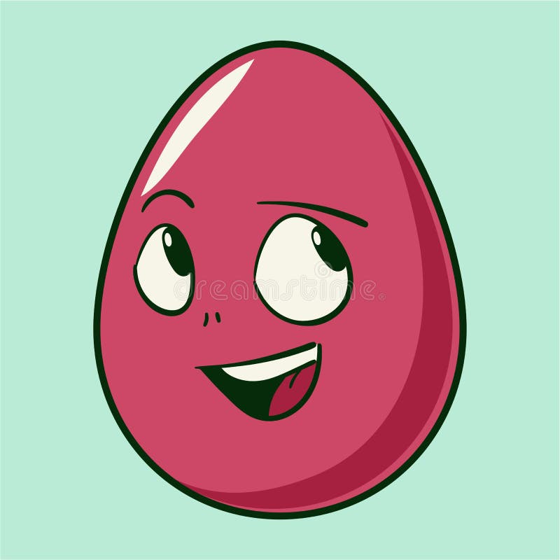 Śmieszna kreskówki Wielkanocnego jajka emoji ikona Śliczna emoticons wektoru ilustracja odosobniony royalty ilustracja Śmieszna kreskówki Wielkanocnego jajka emoji ikona Śliczna emoticons wektoru ilustracja odosobniony royalty ilustracja