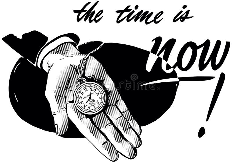 È Il Momento illustrazione vettoriale È Il Momento illustrazione vettoriale