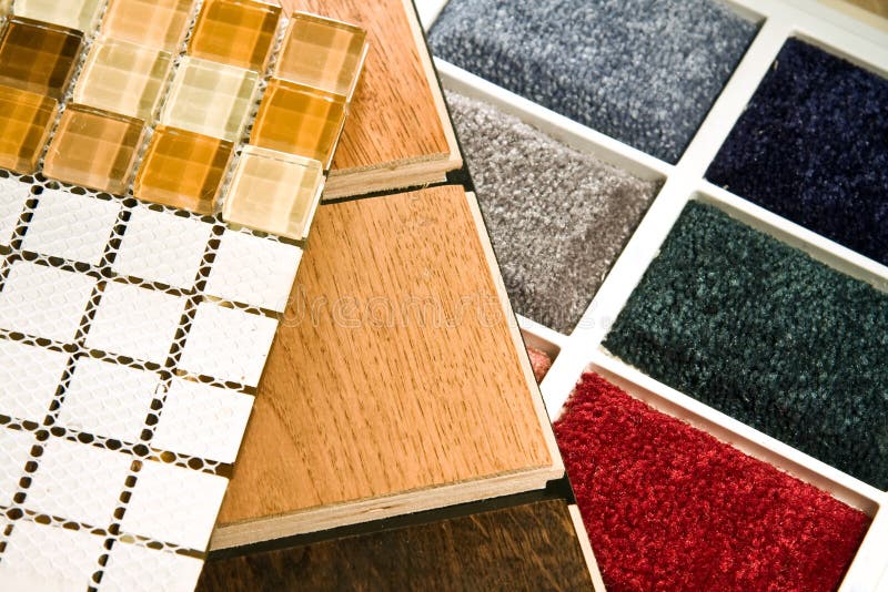 Échantillons de plancher photographie stock Échantillons de plancher photographie stock