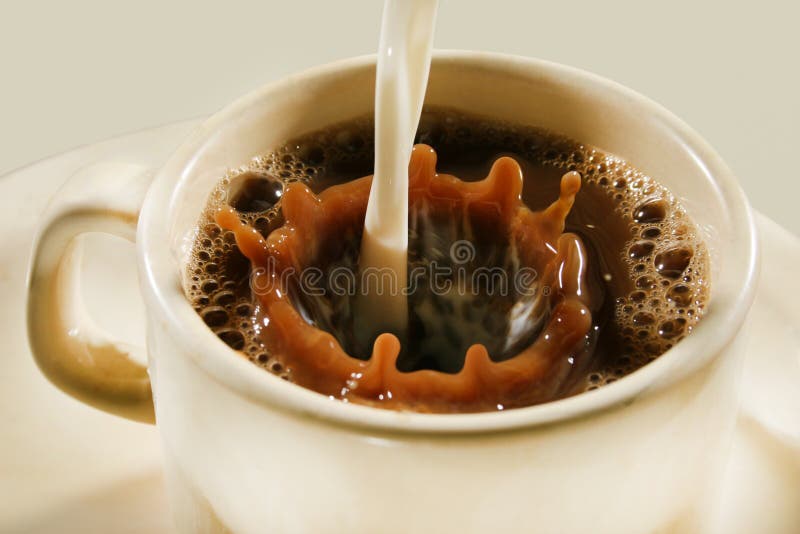 Éclaboussure de café photos stock Éclaboussure de café photos stock