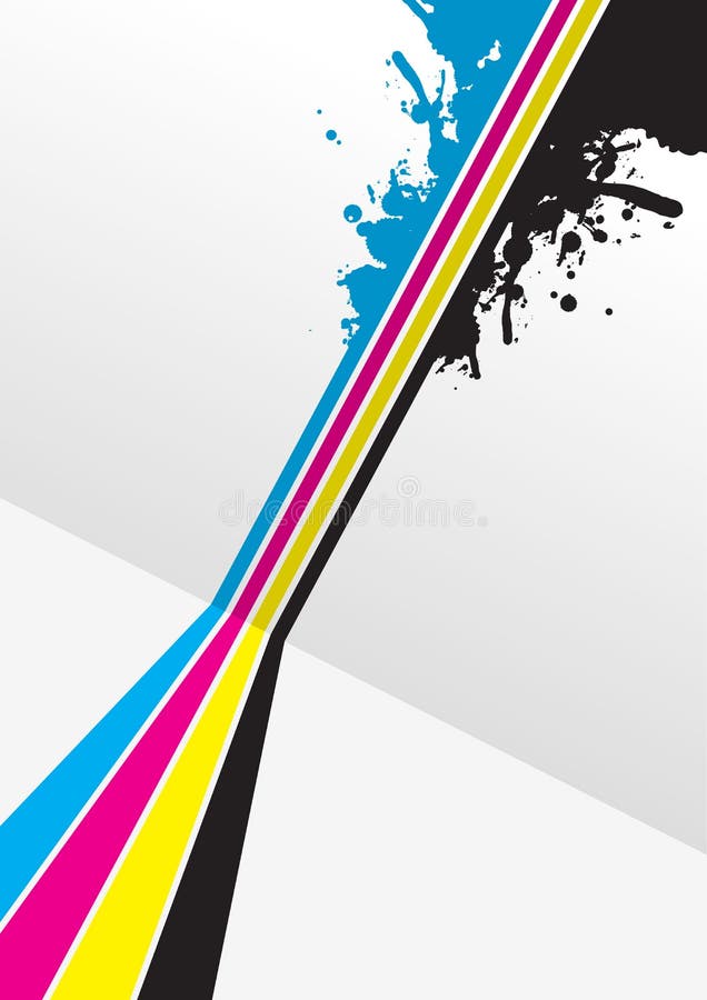 Éclaboussure de Cmyk illustration libre de droits Éclaboussure de Cmyk illustration libre de droits