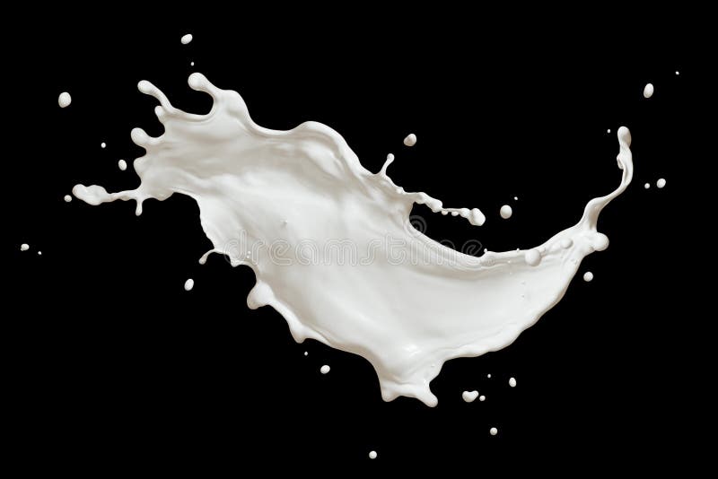 Éclaboussure de lait