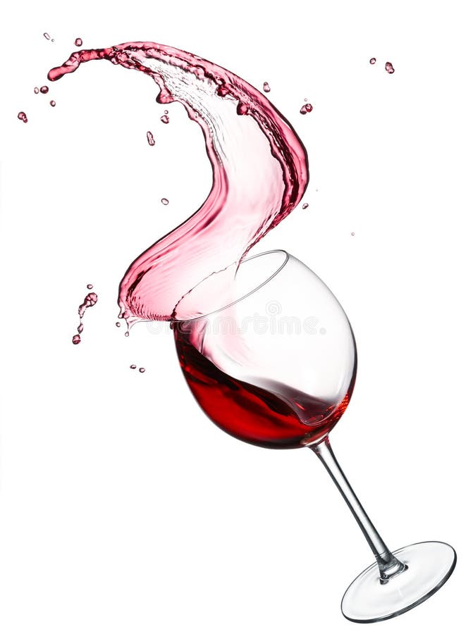 Éclaboussure de vin rouge images stock Éclaboussure de vin rouge images stock