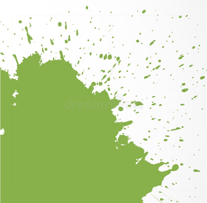 Abstract grunge splash of greenery - color of the year. Vector illustration. Abstract grunge splash of greenery - color of the year. Vector illustration