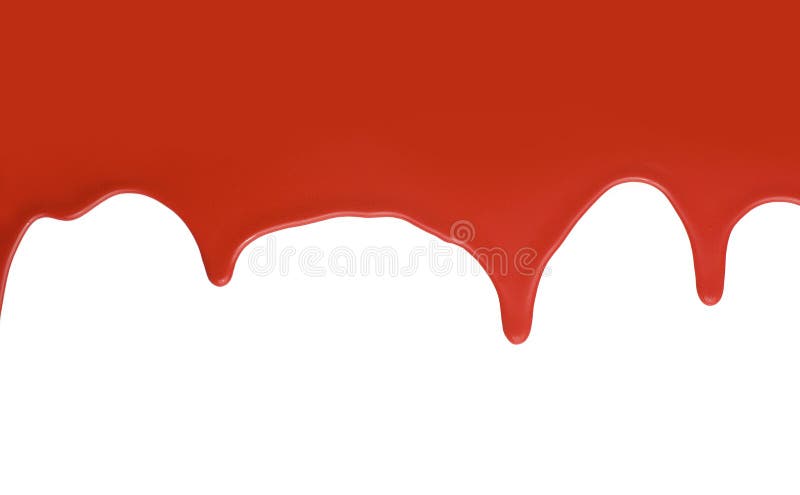Éclaboussure rouge de peinture sur le blanc photos libres de droits Éclaboussure rouge de peinture sur le blanc photos libres de droits