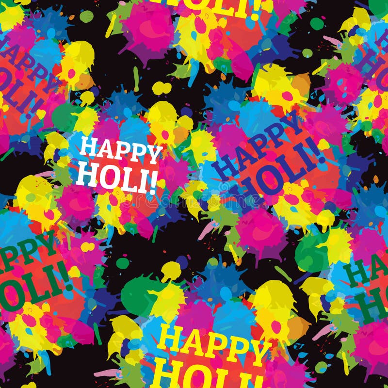 Éclaboussure sans couture de couleurs de modèle de festival indien illustration libre de droits Éclaboussure sans couture de couleurs de modèle de festival indien illustration libre de droits