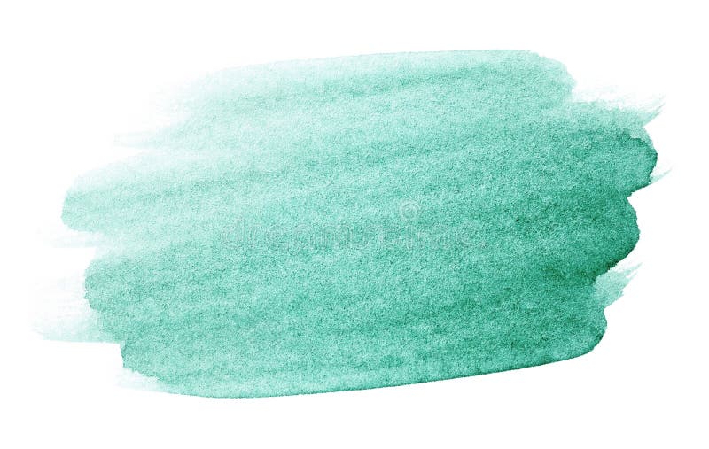 Éclaboussure verte d'aquarelle tirée par la main images libres de droits Éclaboussure verte d'aquarelle tirée par la main images libres de droits