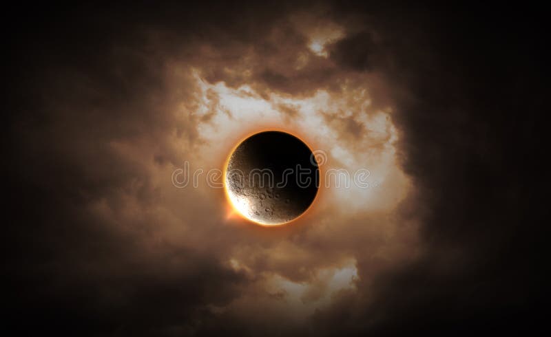 Éclipse lunaire image libre de droits Éclipse lunaire image libre de droits