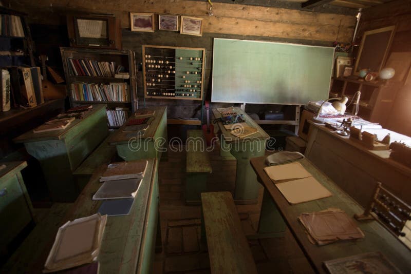 École du passé photos libres de droits École du passé photos libres de droits