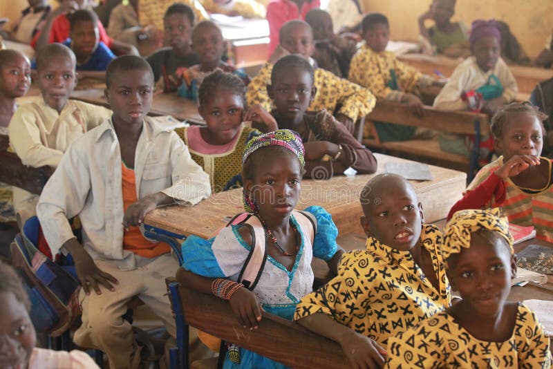 Young children in a class room in AFrica. Young children in a class room in AFrica