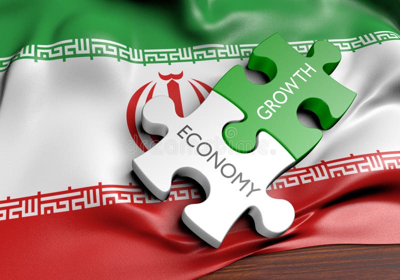 3D rendered concept for Iran`s economy and financial market growth. 3D rendered concept for Iran`s economy and financial market growth.