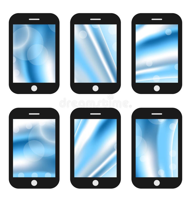 Écrans abstraits d'éclaboussure pour les téléphones portables APP avec le wav différent illustration libre de droits Écrans abstraits d'éclaboussure pour les téléphones portables APP avec le wav différent illustration libre de droits