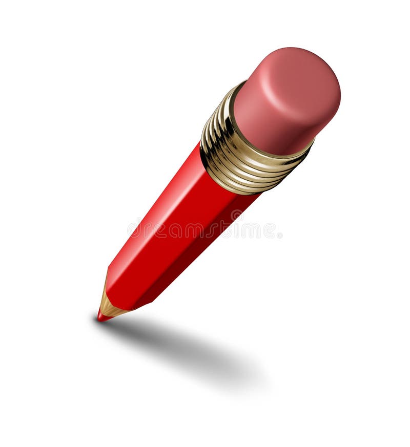 Écriture de crayon illustration stock Écriture de crayon illustration stock