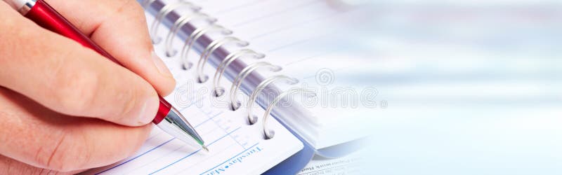 Écriture de main photographie stock Écriture de main photographie stock